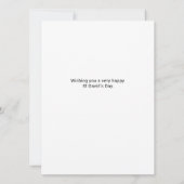 Happy St David's Day Welsh Daffodils Kaart (Achterkant)