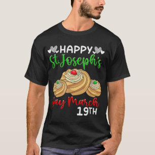 Happy St Joseph's Day 19 maart Sint-Joseph Zepp T-shirt