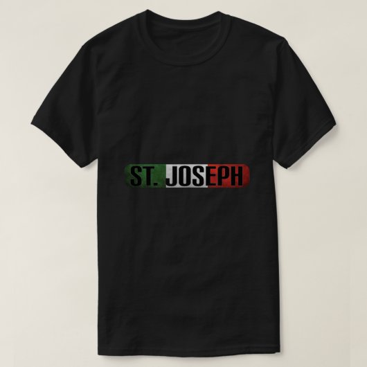 Happy St Josephs Day Italian Jesus Catholic Christ T-shirt (Design voorkant)
