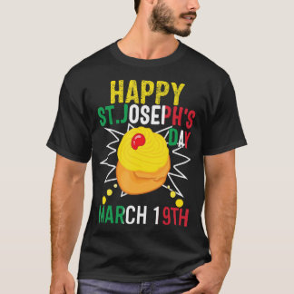 Happy St Josephs Day Jesus katholieke Marc T-shirt