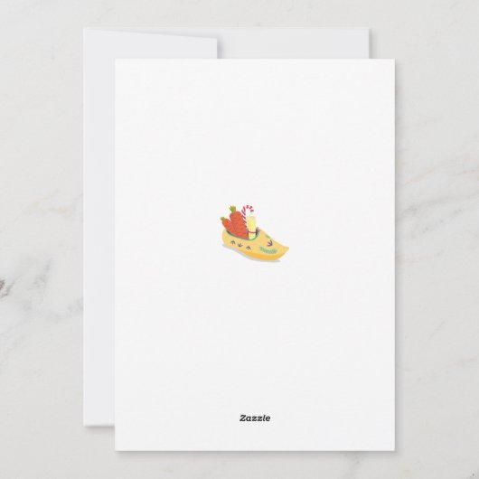 Happy St. Nicholas Day Greeting Feestdagenkaart (Achterkant)