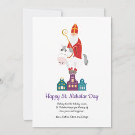 Happy St. Nicholas Day Greeting Feestdagenkaart