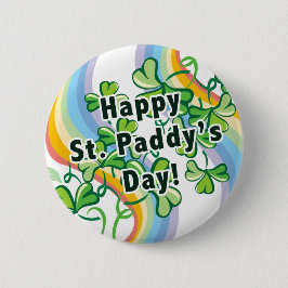 Happy St. Paddy's Day Ronde Button 5,7 Cm