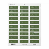 Happy St. Paddy's Oranje Shamrock ID336 Etiket (Full Sheet)