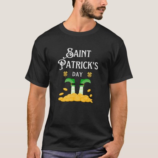 HAPPY ST. PADDY'S SCHATTIGEE ST. PATRICK'S DAY FRO T-SHIRT (Voorkant)