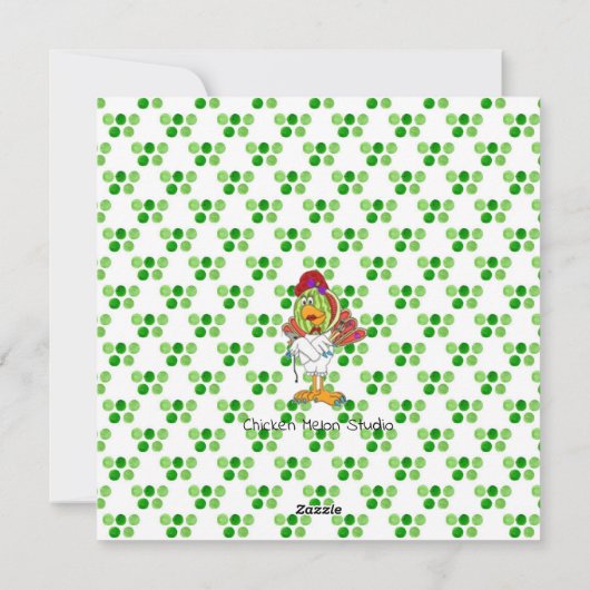 Happy St. Pat Feestdagenkaart (Achterkant)