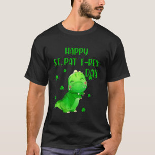Happy St Pat Rex Day Dino Monster Truck Patricks D T-shirt