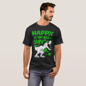 Happy St Pat Rex Day Dino Saurus St Patricks Day B T-shirt (Voorkant volledig)