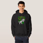 Happy St Pat Rex Day Dino Shamrock St Patricks Day Hoodie (Voorkant volledig)
