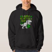 Happy St Pat Rex Day Dino Shamrock St Patricks Day Hoodie (Voorkant)