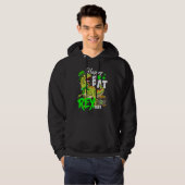 Happy St Pat Rex Day Dinosaur Irish Shamrock St Pa Hoodie (Voorkant volledig)