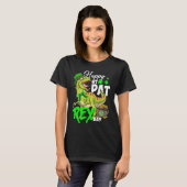 Happy St Pat Rex Day Dinosaur Irish Shamrock St Pa T-shirt (Voorkant volledig)