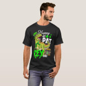 Happy St Pat Rex Day Dinosaur Irish Shamrock St Pa T-shirt (Voorkant volledig)