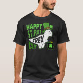 Happy St Pat Rex Day Dinosaur St Patrick's Day T-shirt (Voorkant)