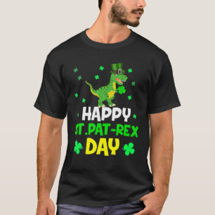 Happy St. Pat Rex Day Dinosaur St. Patrick's Day T-shirt