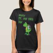 Happy St Pat Rex Day Dinosaur T-shirt (Voorkant)