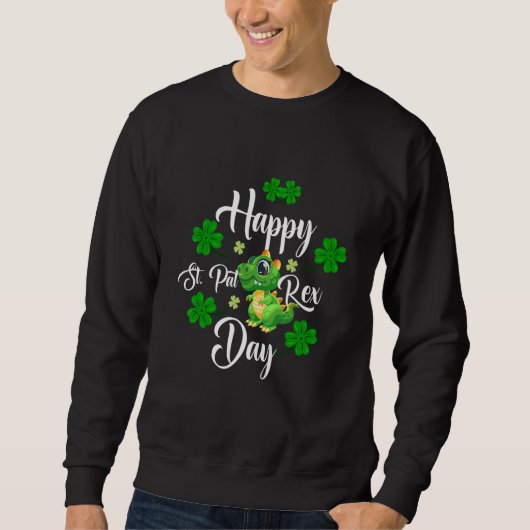 Happy St Pat Rex Day Trui (Voorkant)