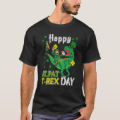 Happy St Pat Rex Saint Patrick's Day Leprechaun Di T-shirt (Voorkant)