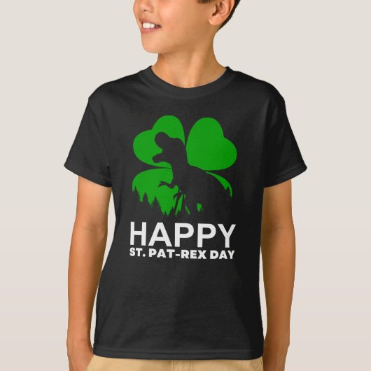 Happy St Pat Rex T-shirt (Voorkant)