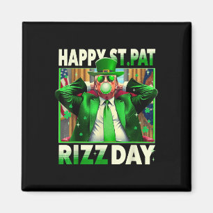 Happy St Pat Rizz Day Trump Funny St. Patrick's Magneet