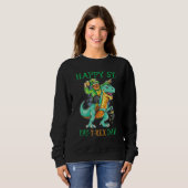 Happy St. Pat T Rex Day 1 Trui (Voorkant volledig)