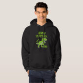 Happy St Pat T Rex Day Dino St Patricks Day Toddle Hoodie (Voorkant volledig)