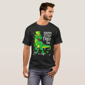 Happy St Pat T Rex Saint Patrick's Day Boys Kids I T-shirt (Voorkant volledig)