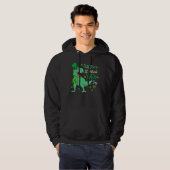 Happy St Pat T Rex Saint Patrick's Day Dinosaur Bo Hoodie (Voorkant volledig)