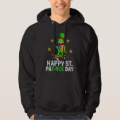 Happy St Pat Trex Day Dino St Patricks Day Toddle Hoodie (Voorkant)