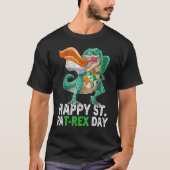 Happy St Pat Trex Day Dino St Patricks Day Toddle T-shirt (Voorkant)