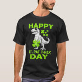 Happy St Pat Trex Day Dino St Patricks Day Toddler T-shirt (Voorkant)
