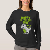 Happy St Pat Trex Day Dino St Patricks Day Toddler T-shirt (Voorkant)