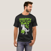 Happy St Pat Trex Day Dino St Patricks Day Toddler T-shirt (Voorkant volledig)