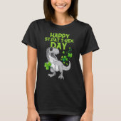 Happy St Pat Trex Day Dino St Patricks Day Toddler T-shirt (Voorkant)