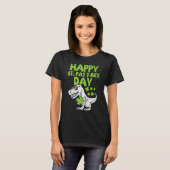 Happy St Pat Trex Day Dino St Patricks Day Toddler T-shirt (Voorkant volledig)