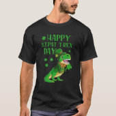Happy St Pat Trex Day Dino St Patricks Day Toddler T-shirt (Voorkant)
