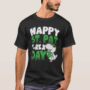 Happy St Pat Trex Day Dino T Rex St Patricks D T-shirt