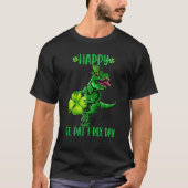 Happy St Pat Trex Day Dino Toddler Boys St Patrick T-shirt (Voorkant)