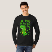 Happy St Pat Trex Day Dinosaur Funny St Patricks T-shirt (Voorkant volledig)