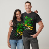 Happy St Pat Trex Day  Dinosaur St Patrick's Day P T-shirt (Unisex)