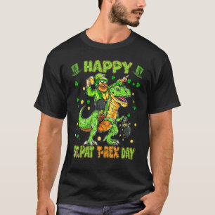 Happy St Pat Trex Day Dinosaur St Patricks Day Sha T-shirt