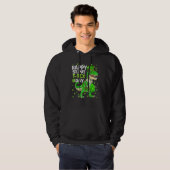 Happy St Pat Trex Day Dinosaur St Patricks Day Tod Hoodie (Voorkant volledig)