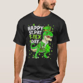 Happy St Pat Trex Day Dinosaur St Patricks Day Tod T-shirt (Voorkant)