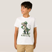 Happy St. PatREX Day dinosaurus St. Patrick's Day T-shirt (Voorkant volledig)
