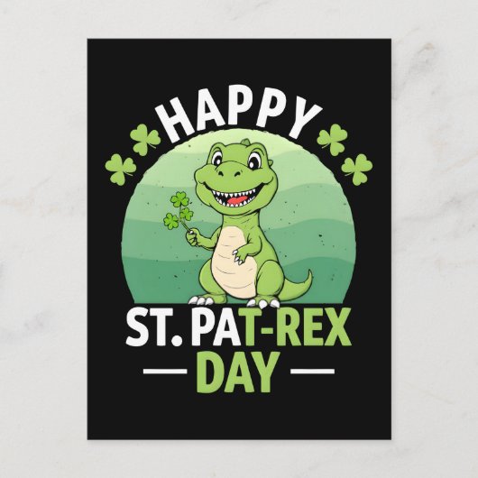 Happy st patrex day st patricks day quote vector  feestdagenkaart (Voorkant)