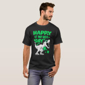 Happy St PaTRex Dinosaur Saint Patrick's Day Boys  T-shirt (Voorkant volledig)