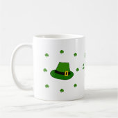 Happy St Patri Minimalist Cute Coffee Mok (Links)