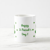 Happy St Patri Minimalist Cute Coffee Mok (Center)