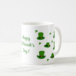 Happy St Patri Minimalist Cute Coffee Mok