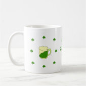 Happy St Patri Minimalist Cute Coffee Mok (Links)